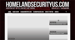 Desktop Screenshot of homelandsecurityus.com