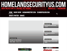 Tablet Screenshot of homelandsecurityus.com